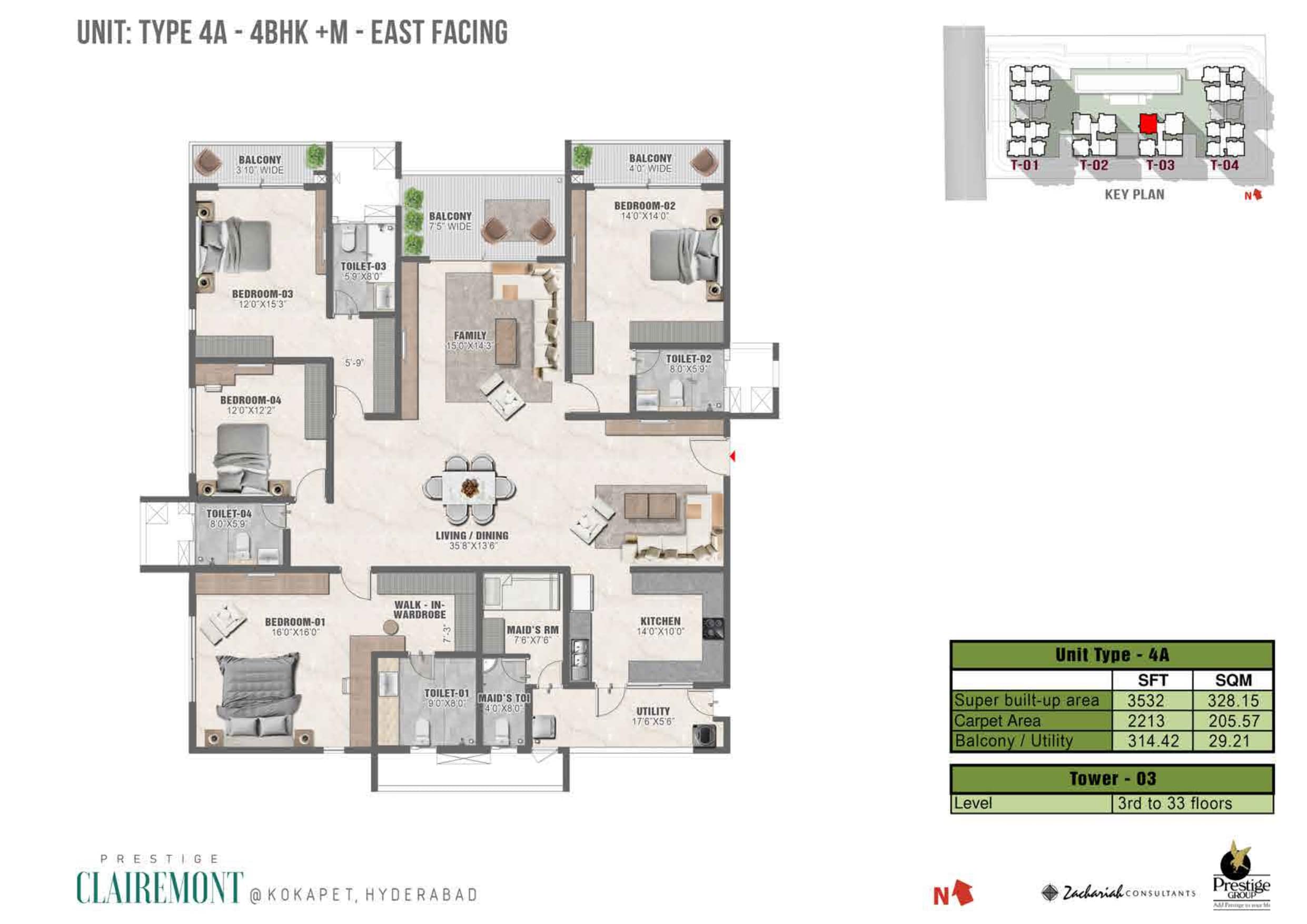 Prestige Clairemontplans
